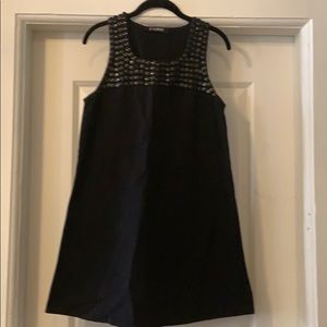 Black 60s tunic dress